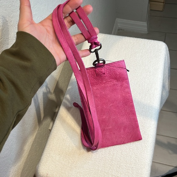 Free People Bright Lights Leather Wallet Pouch crossbody bag - Picture 12 of 12